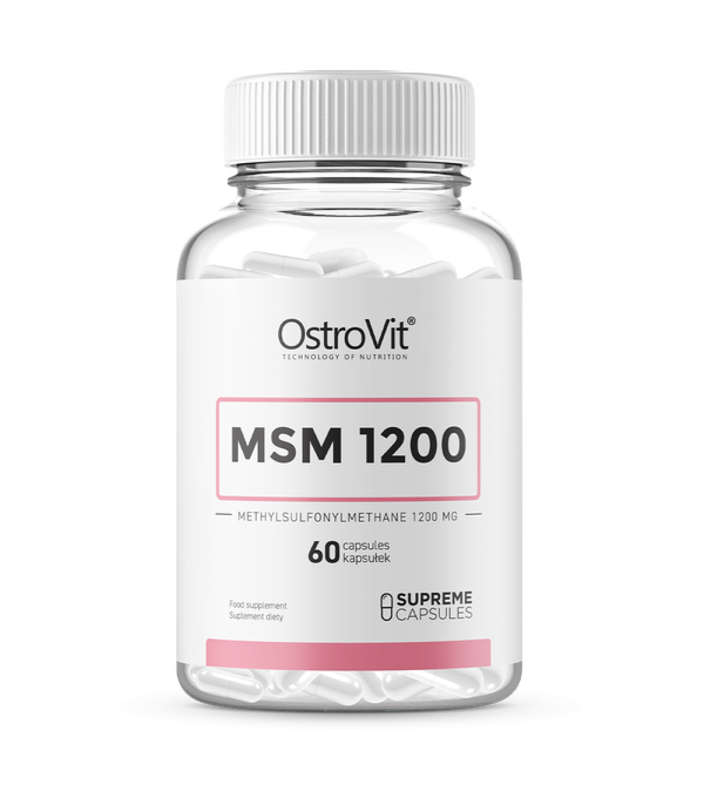 OstroVit MSM 1200 mg - 60 капсули